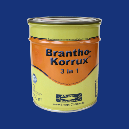 Brantho Korrux 3in1 ultramarinblau RAL5002 750ml