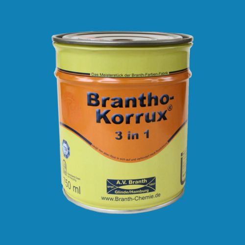 Brantho Korrux 3in1 lichtblau RAL5012 750ml