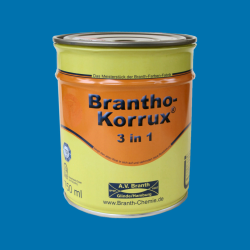 Brantho Korrux 3in1 himmelblau RAL5015 750ml