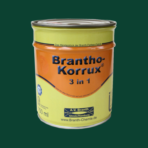 Brantho Korrux 3in1 moosgrün RAL6005 750ml