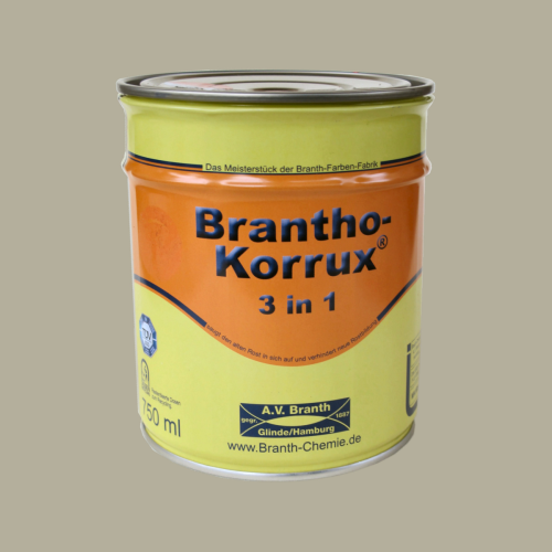 Brantho Korrux 3in1 kieselgrau RAL7032 750ml