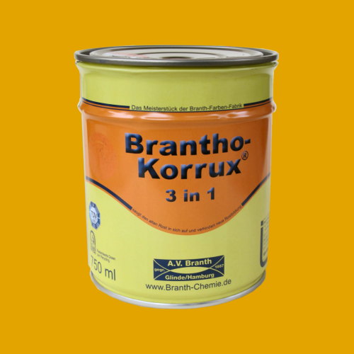 Brantho Korrux 3in1 goldgelb RAL1004 750ml