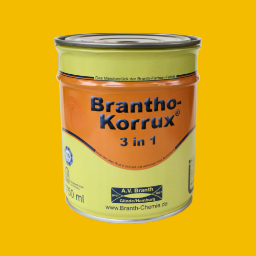 Brantho Korrux 3in1 rapsgelb RAL1021 750ml