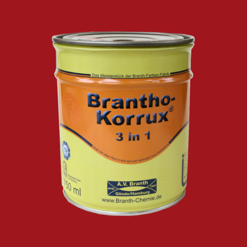 Brantho Korrux 3in1 karminrot RAL3002 750ml