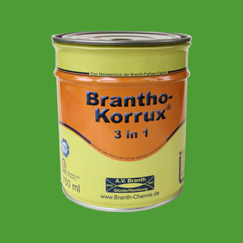 Brantho Korrux 3in1 gelbgrün RAL6018 750ml