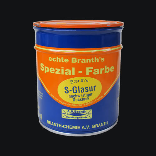 Branth's S-Glasur RAL9005 schwarz 750ml