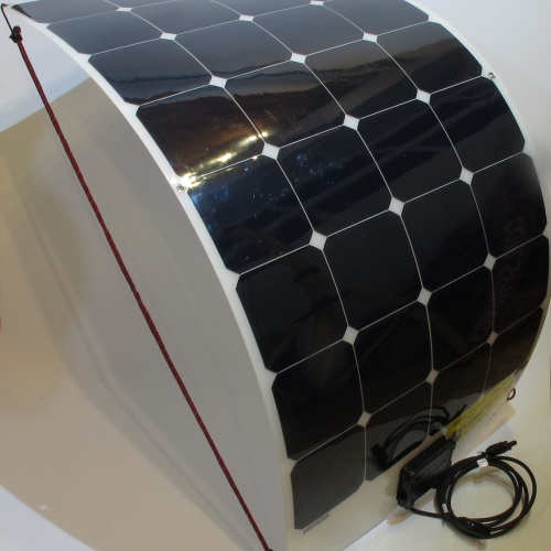 Leistungsstarkes 100 Watt Solarmodul monokristallin semiflexibel